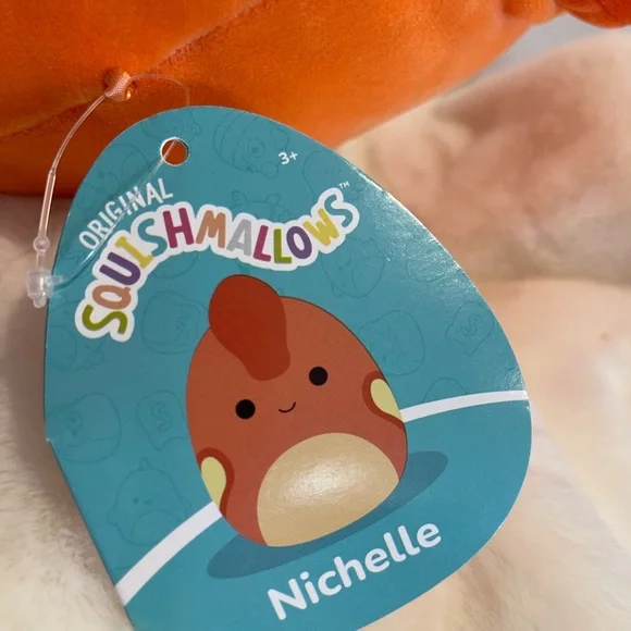 Squishmallows Nichelle the Orange Dinosaur 11” - Picture 3 of 3
